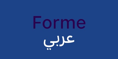 Forme Grotesque Arabic Font Poster 1